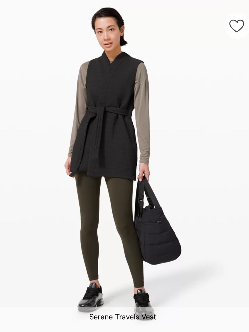 lululemon athletica Serene Travels Vest — Black